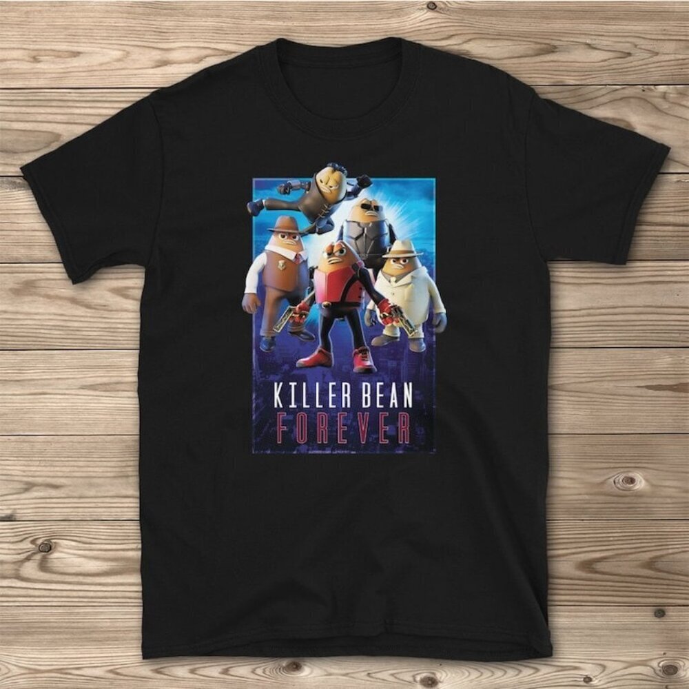 Killer Bean Forever All Stars Retro Action Graphic Unisex T-Shirt